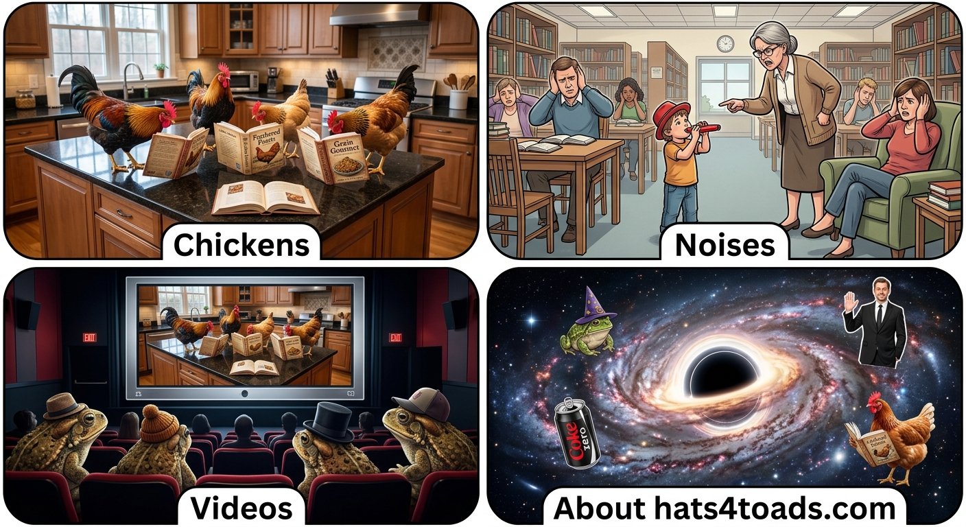 Four quadrant interactive scene
