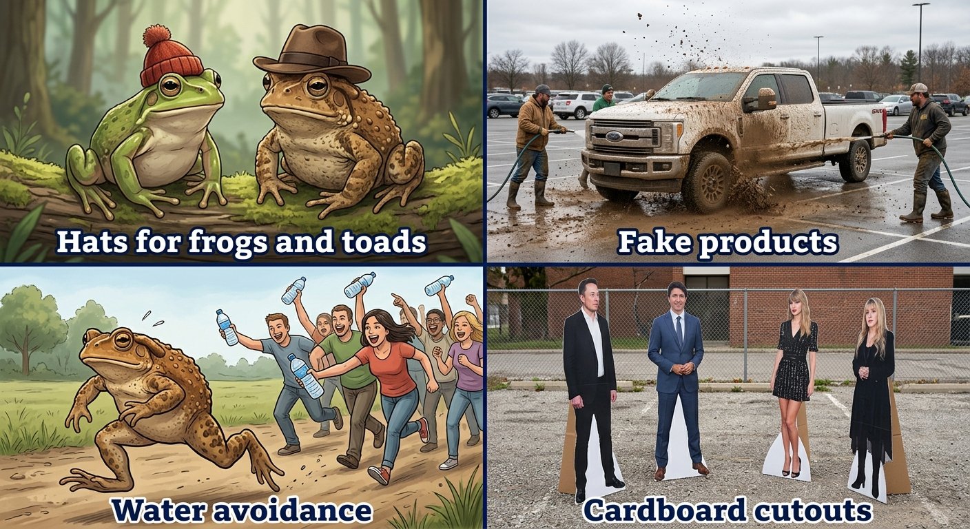 Four quadrant interactive scene